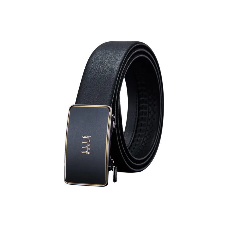 ELLE HOMME Cow Leather Belts Men's Width 3.5cm-6