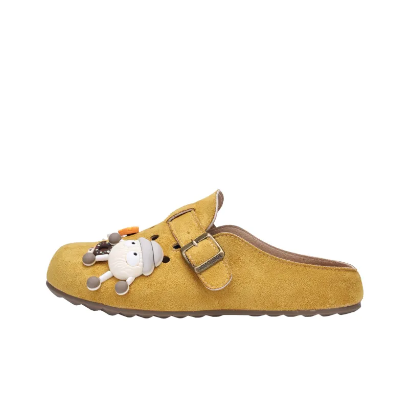 XMISTUO Rubber Sole Quiet Abrasion Resistant Slip Resistant Closed Toe Slippers Women's-16