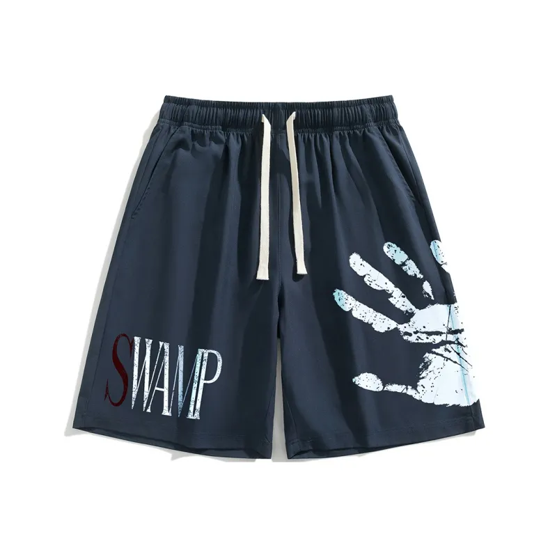 SWAMP AREA Casual Shorts Unisex-5