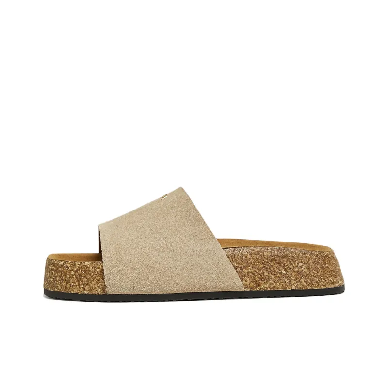 TATA Leather Patchwork Slide Slippers Women's-8