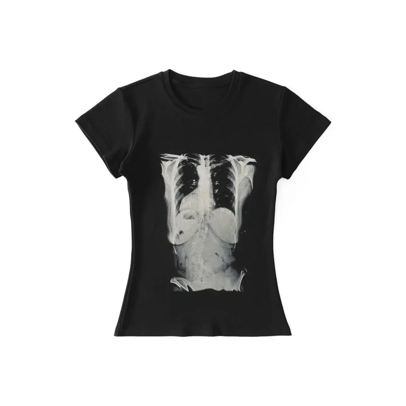 YINLEI T Shirts Women's Black-0