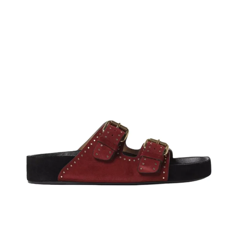 ISABEL MARANT Slip Resistant Slide Slippers Women's Red-1