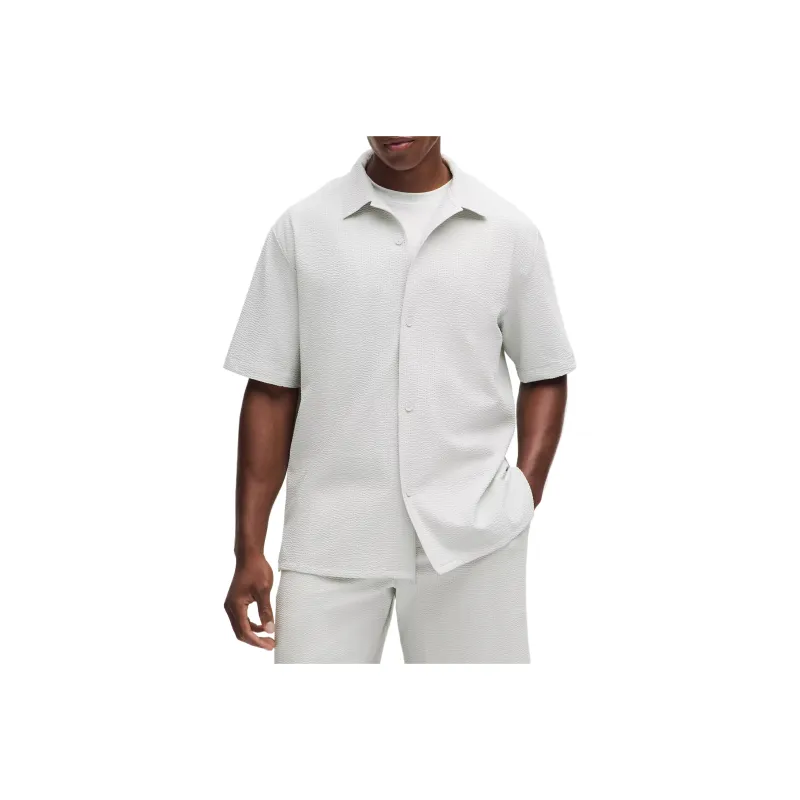 Lululemon Textured Camp Collar Shirt Men's-0
