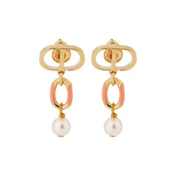 DIOR Metal Earrings Women's Gold