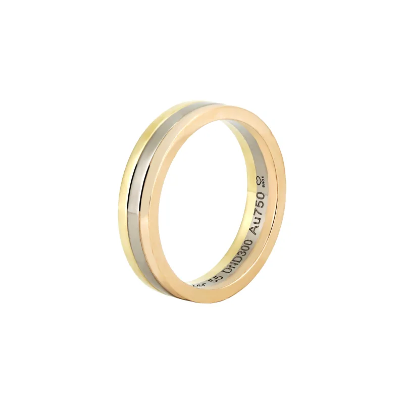 CARTIER 18K Rose Gold, 18K White Gold, 18K Gold Rings Unisex-0