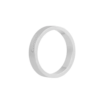 CARTIER C De Cartier Rings Platinum Rings Unisex