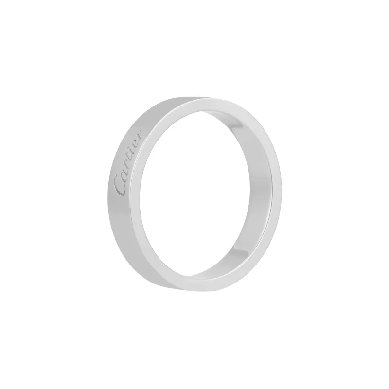 CARTIER C De Cartier Rings Platinum Rings Unisex-0