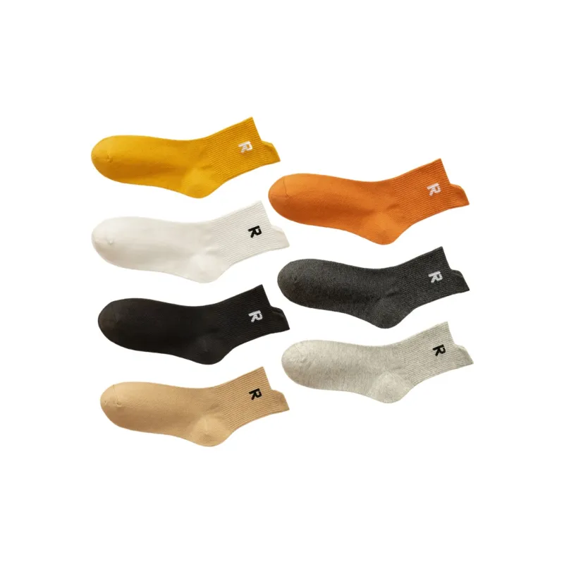 The Temptation Of The Muse Mid Calf Socks Men's 7 Pack-7