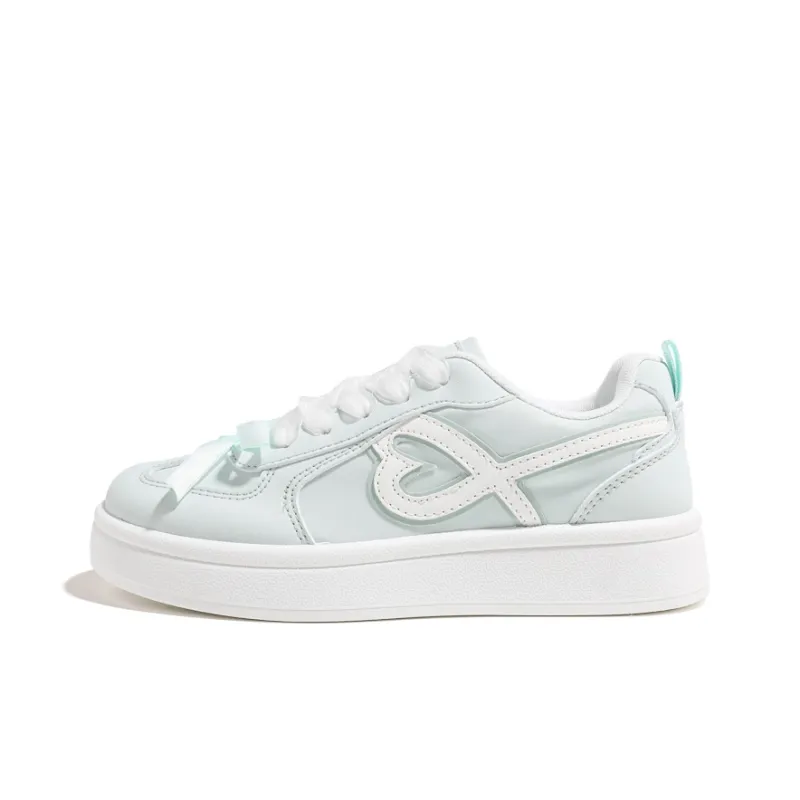HUANQIU Abrasion Resistant Lightweight Height Increasing Low Top Skateboard Shoes Women's-5