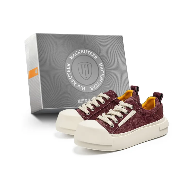 HACKBUTEER Low Top Skateboard Shoes Men's Box Included-0