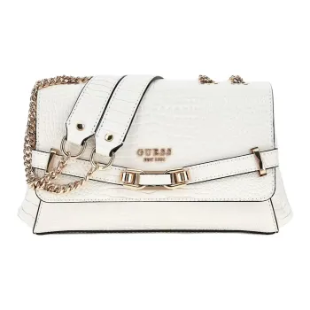GUESS PU Crossbody Bag, Shoulder Bag Women's White
