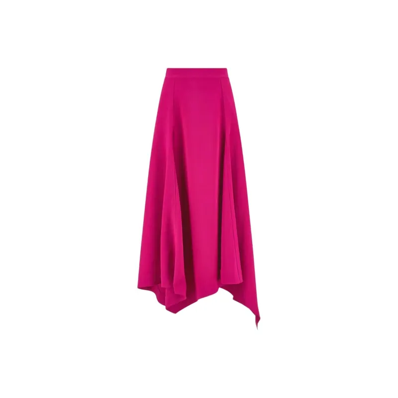 Ferragamo Asymmetric hem Maxi Skirt-0