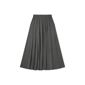 SHUXI Casual Long Skirt Women's