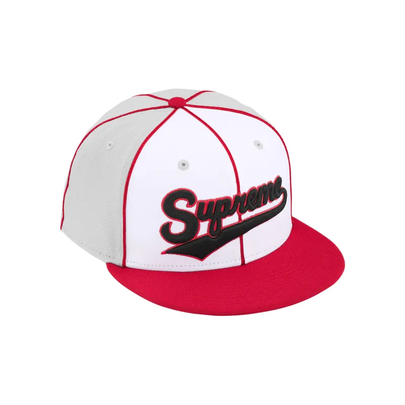 Supreme X New Era Piping Script Logo Cap-10