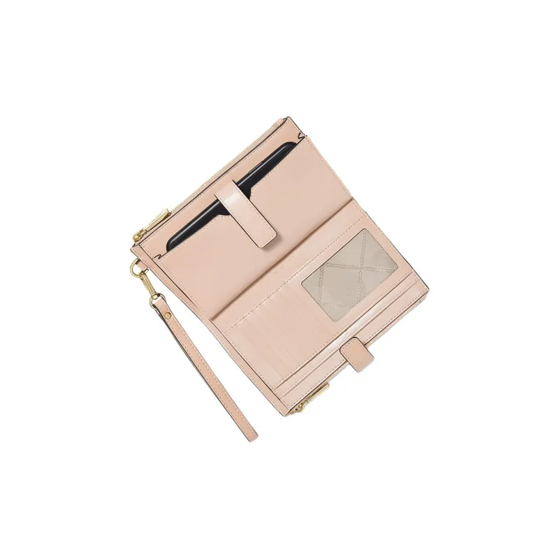MICHAEL KORS Adele Canvas Wallet Women's Ballet Pink-1