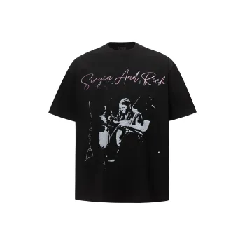 WKOOG T Shirts Unisex Black