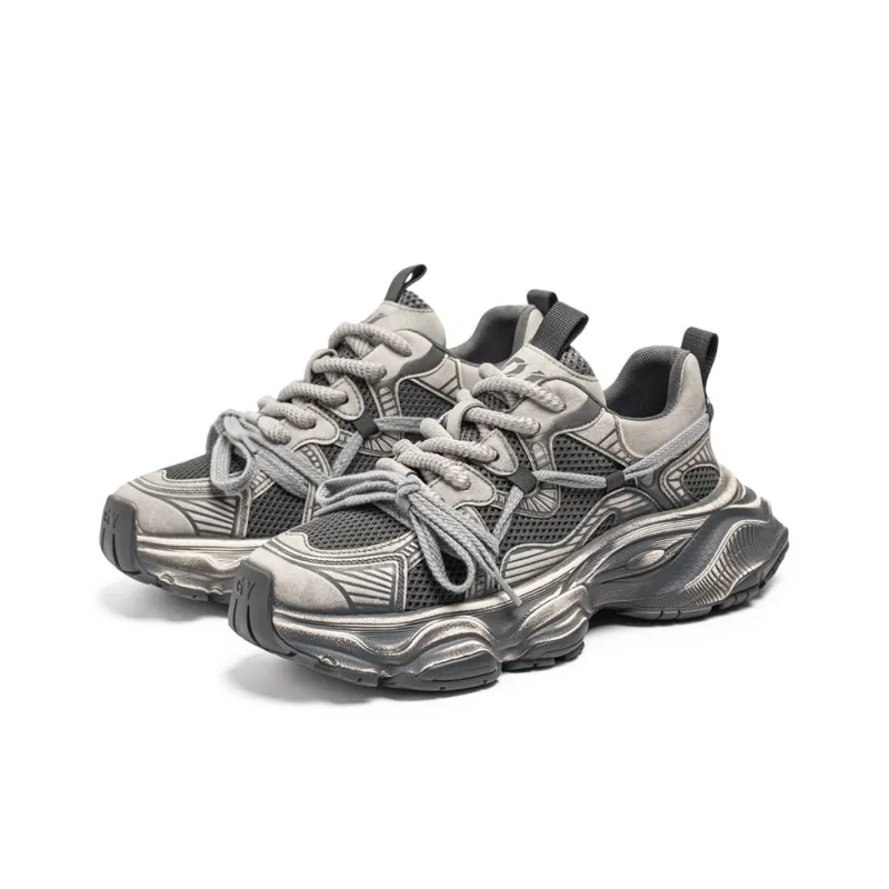 ROBINHOOD Slip Resistant, Abrasion Resistant, Cushioning Support Coverage Low Top Chunky Sneakers Men's-14