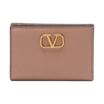 Valentino GARAVANI Calfskin Wallet Women's Pink