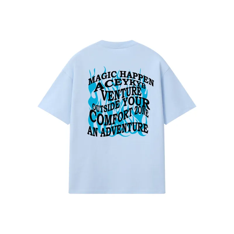 YK&YB T Shirts Unisex Sky Blue-1