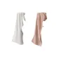 [2 Pack]Flannel Sports Towel (White+Pink)