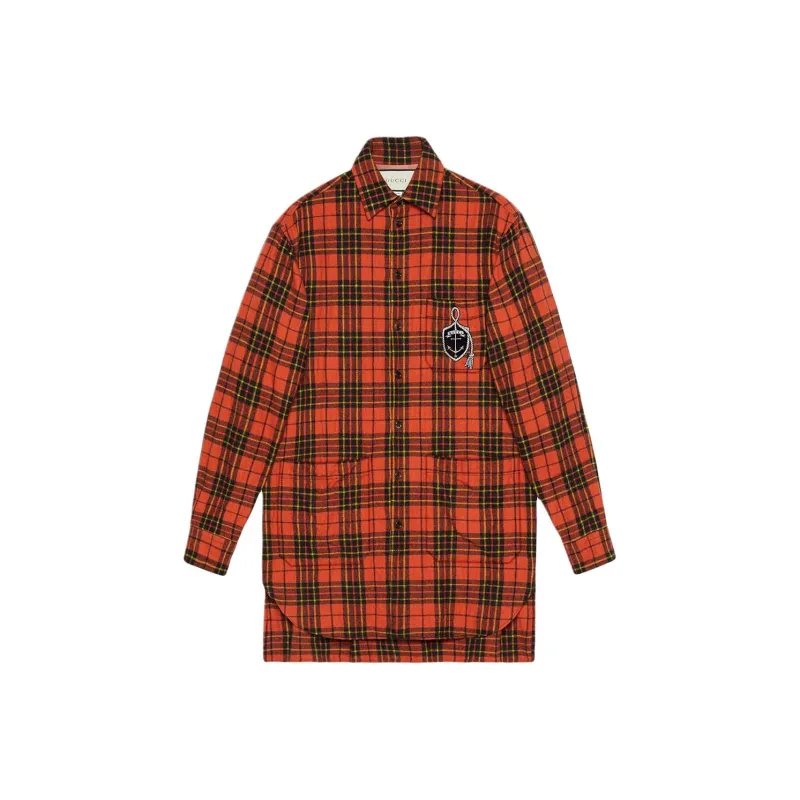 GUCCI Shirts Men Orange-0