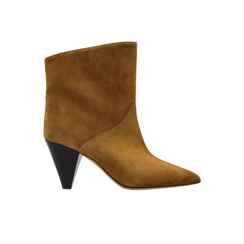 ISABEL MARANT Ankle Boots 4.6cm Women's Brown-1