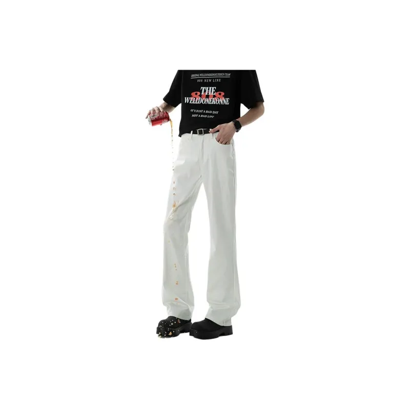 FALIAMS Jeans Unisex White-0