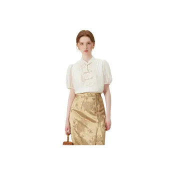FANSILANEN Shirts Women's Beige Apricot