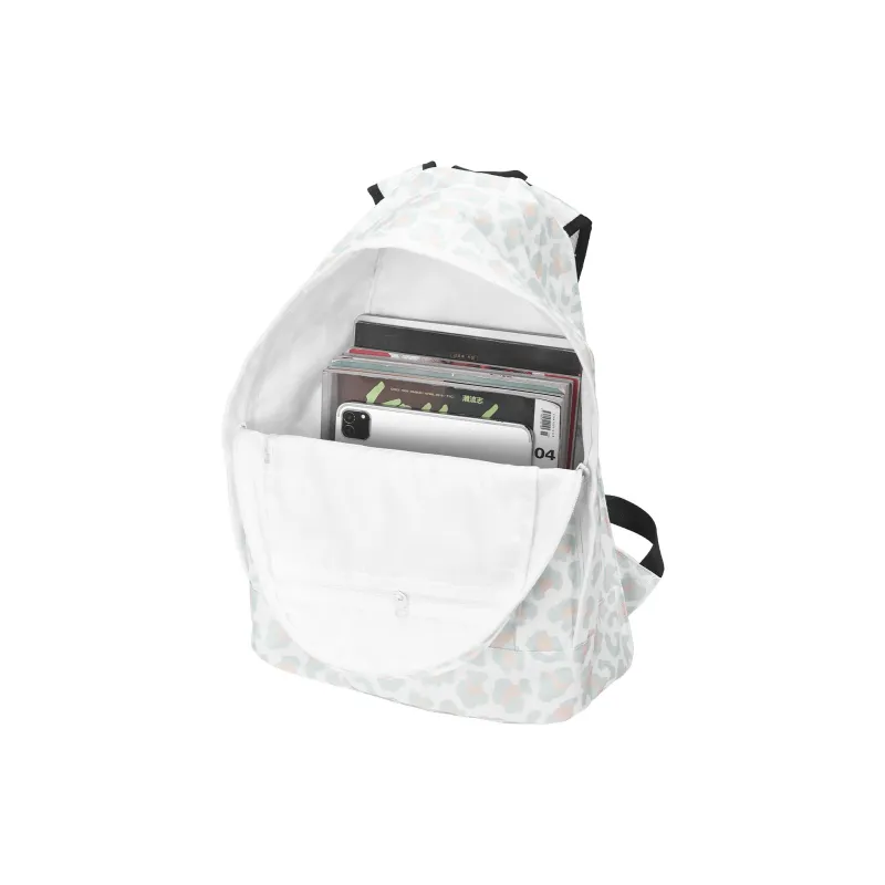 SRRW Polyester Backpack Regular Women's Gray Blue-3