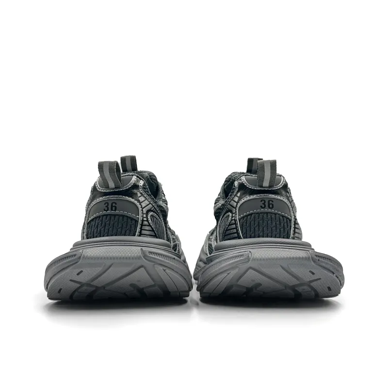 Hong Kong Meng Slip Resistant, Breathable, Height Increasing Low Top Chunky Sneakers Unisex-30