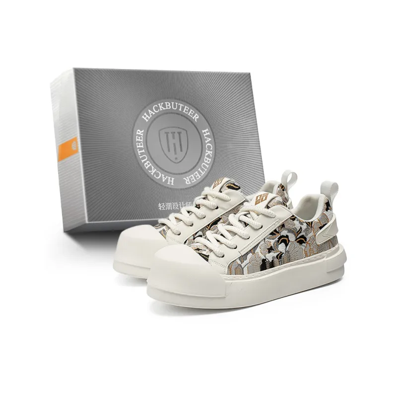 HACKBUTEER Low Top Skateboard Shoes Men's Box Included-0