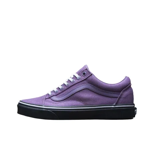 Vans Old Skool Anti Slip Wear Resistant Low Top Skateboard Shoes Unisex Purple