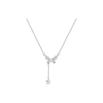 Heart Grass 999 Fine Silver Necklaces Women's