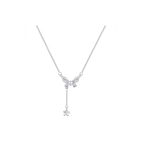 Heart Grass 999 Fine Silver Necklaces Women's