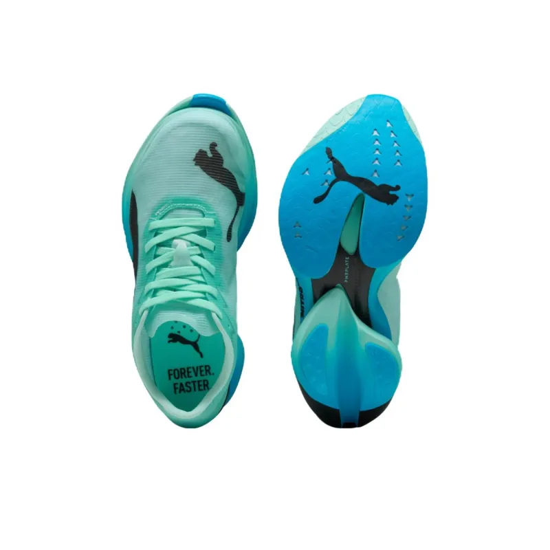 PUMA FAST R NITRO Elite 3 Anti Slip Wear Resistant Low Top Running Shoes Women's Green-3