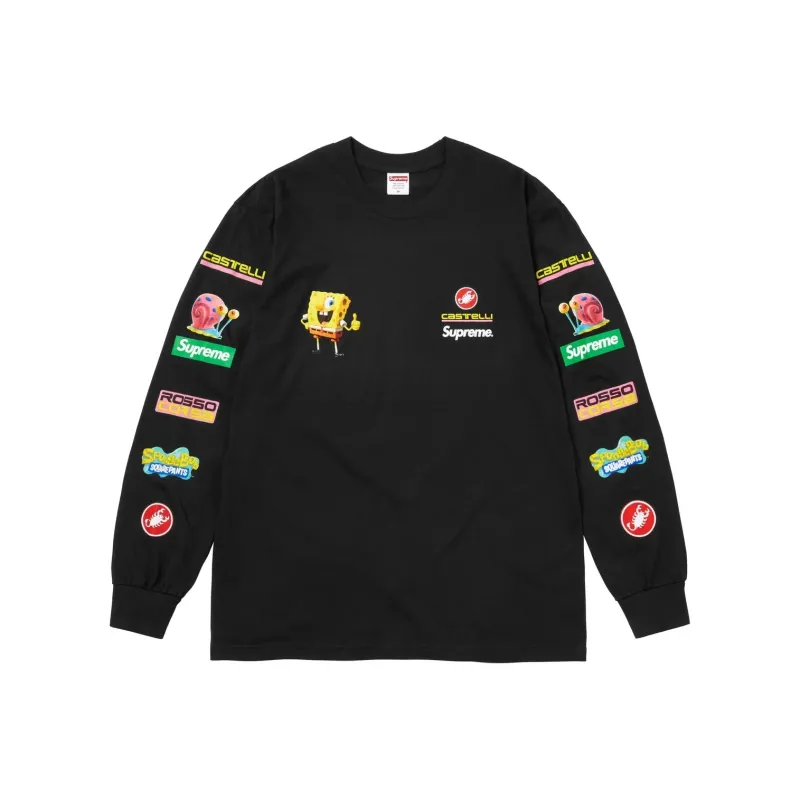 Supreme SpongeBob/Castelli Racing L/S Tee-3