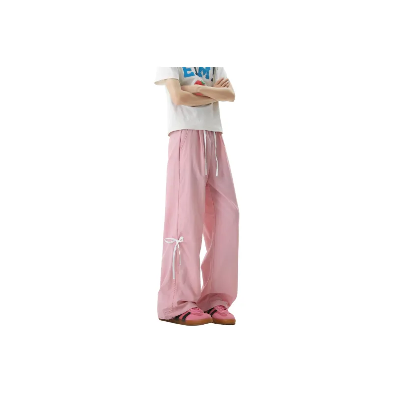 SCRM Casual Pants Unisex Pink-0