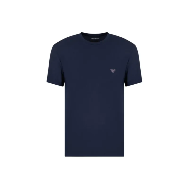 EMPORIO ARMANI Logo embroidered T shirt-0