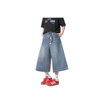 FOREVER 21 Denim Shorts Unisex Blue