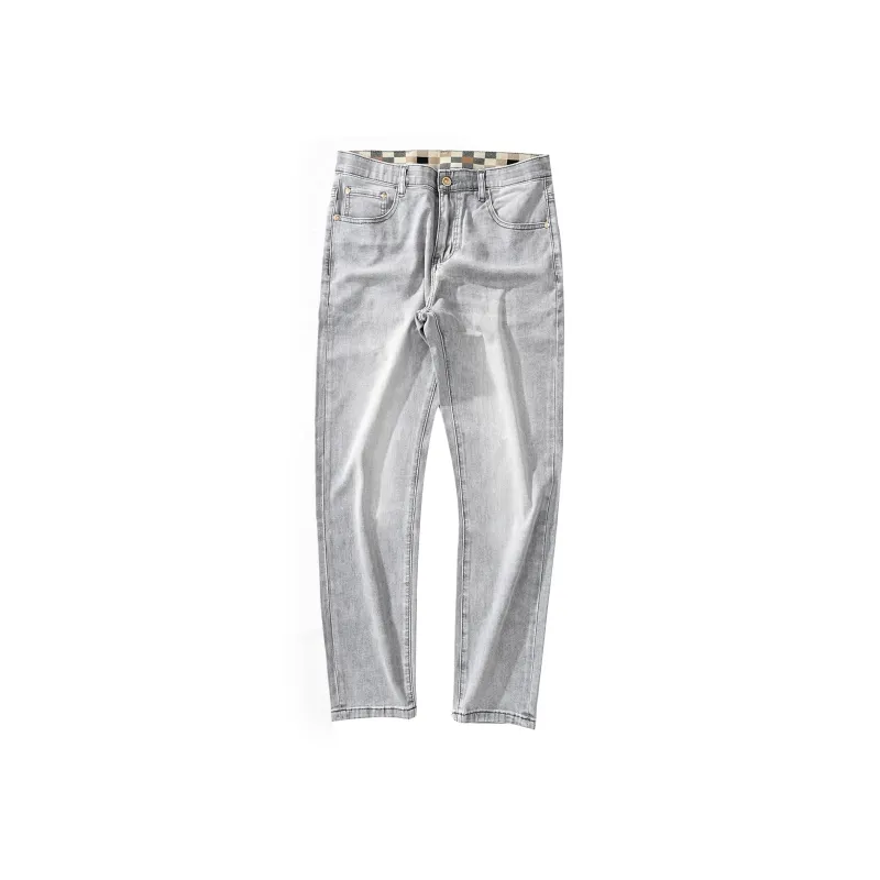 Devanro Jeans Men Light Gray-0