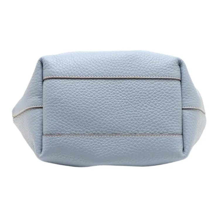 GIANNI CHIARINI Cow Leather Crossbody Bag, Shoulder Bag Women's Blue-4