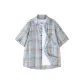 Yellow Blue Plaid
