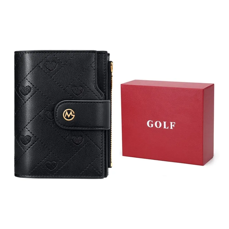 GOLF Split Cow Leather With Synthetic Leather Wallet Regular Women's Multicolor-9