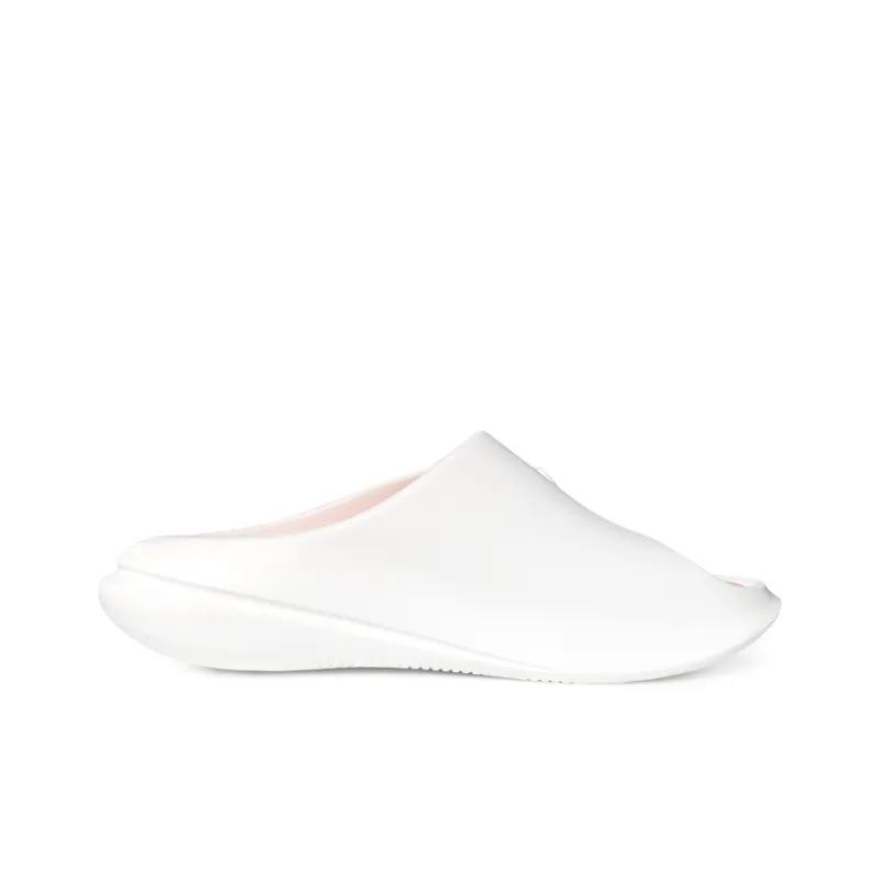 PEAK Very Small Fat Drag Slip Resistant Abrasion Resistant Cushioning Slide Slippers Unisex White Pink-1