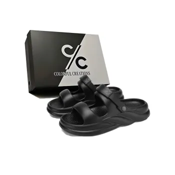Colorful Creations Beach Sandals Men's Box