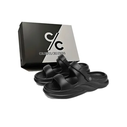 Colorful Creations Beach Sandals Men's Box