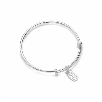 Golden Bliss S990 Silver Bangles Women's