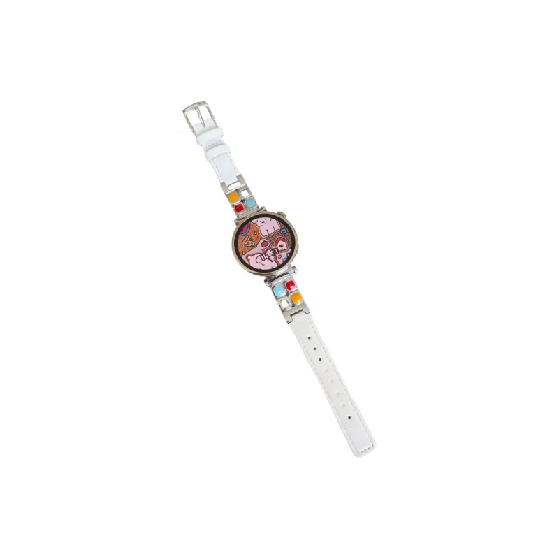 LOVINGCOOL Huawei Compatibility Watch Band Leather, Metal-1