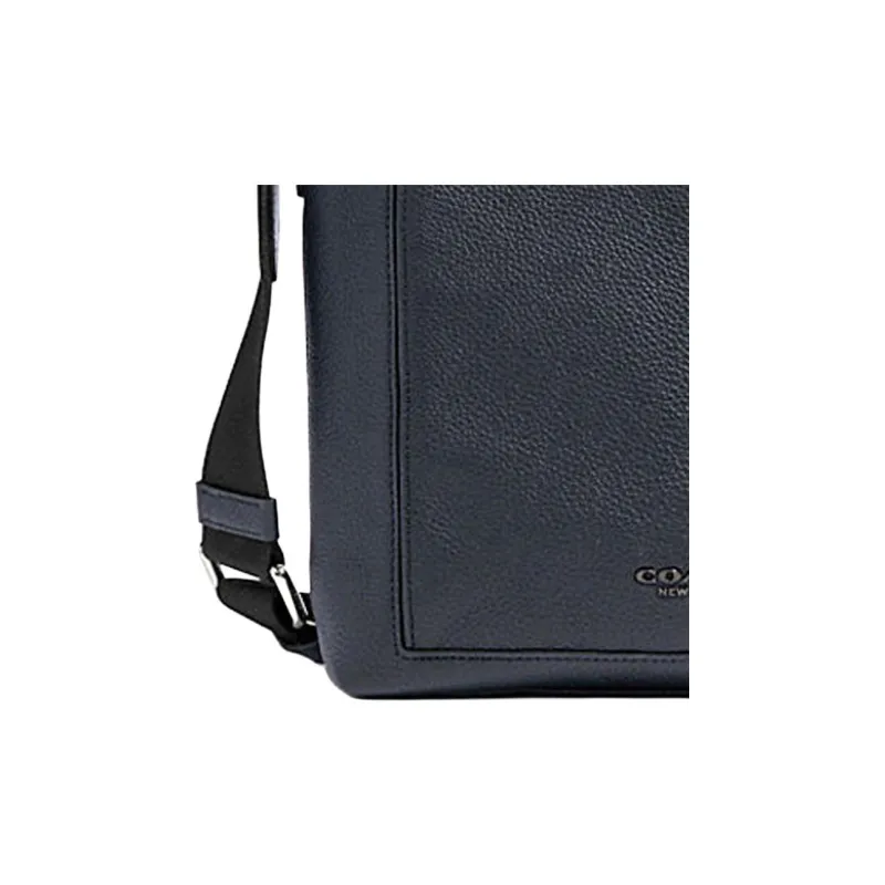 COACH Beckett Leather Shoulder Bag, Crossbody Bag Men's Black-4