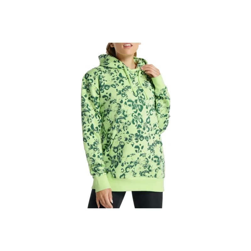 GYMSHARK Sweatshirt Women's Lime Gray/Dark Green Print-0